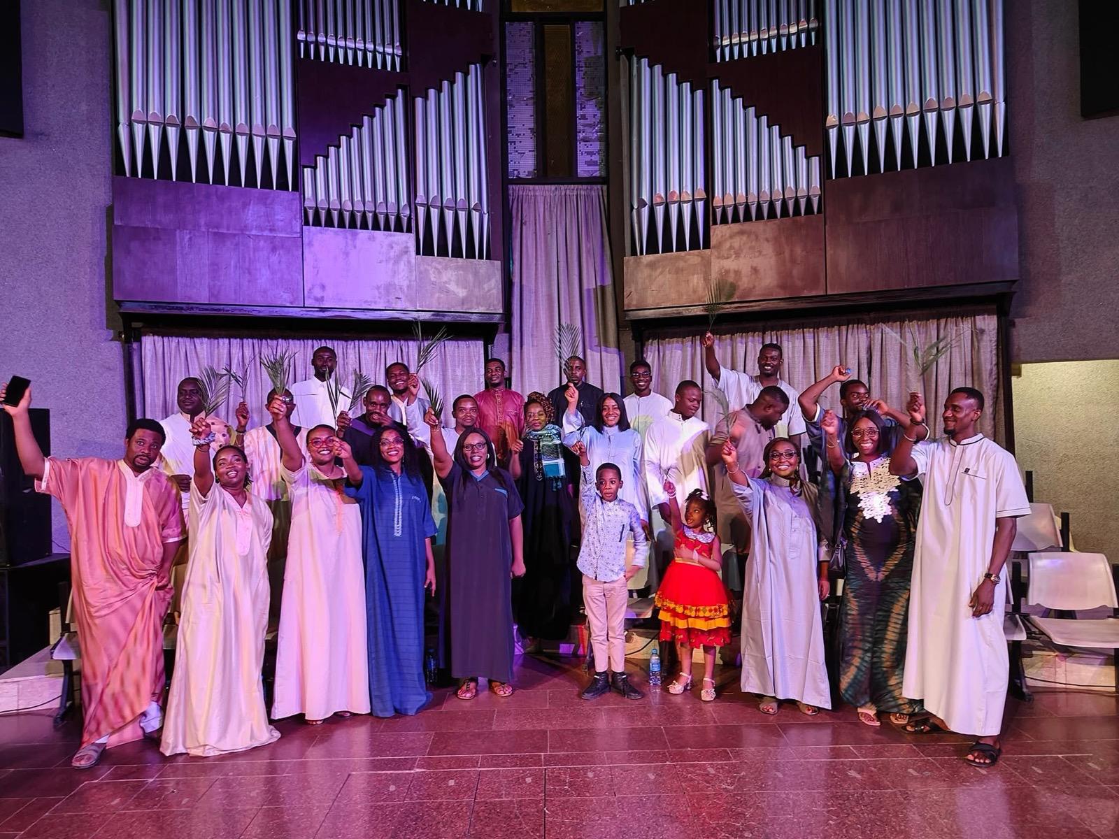 Choir in Dramatic Attire